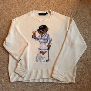 Rare!! Never worn. Polo by Ralph Lauren Sweater with Golf Bear Design ⛳️ 🐻 ☀️